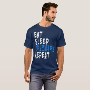 Camiseta Comer Sleep Cruzeiro Repetir fútbol