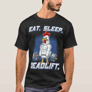 Camiseta Comer Sleep Deadlift Gym Bodybuilding