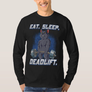 Camiseta Comer Sleep Deadlift Gym Bodybuilding