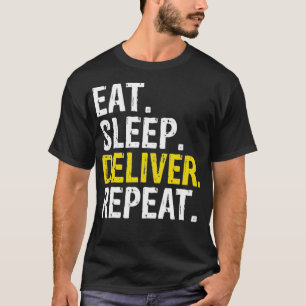 Camiseta Comer Sleep Deliver Regalo de repetición 
