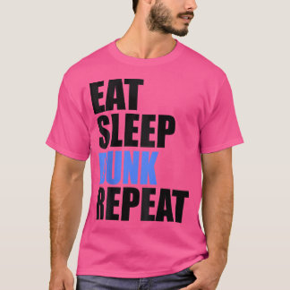 Camiseta Comer Sleep Dunk Repetir Básquetbol Hoop Recreativ