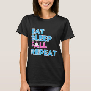 Camiseta Comer Sleep Fall Repetir videojuego Chicos Video G