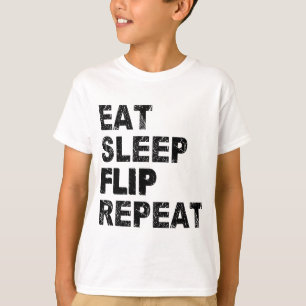 Camiseta Comer Sleep Flip Repetir