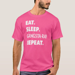 Camiseta Comer Sleep Gangstarap Repetir Hip Hop Rap