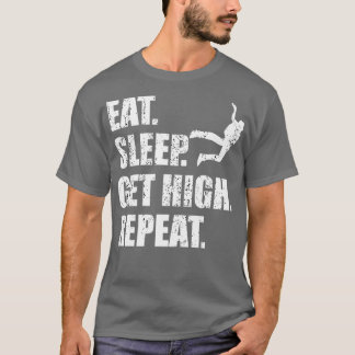 Camiseta Comer Sleep Get High Repetir