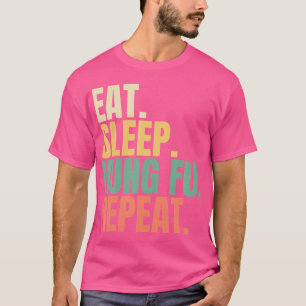 Camiseta Comer Sleep Kung Fu Repetir