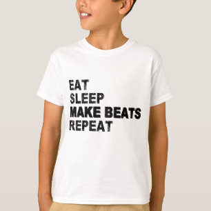 Camiseta Comer Sleep Make Beats Repetir