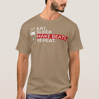 Camiseta Comer Sleep Make Beats Repetir 1
