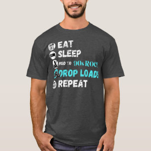 Camiseta Comer Sleep Nod To 90s Rock Drop Loads Repetir 1