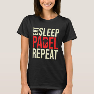 Camiseta Comer Sleep Padel Tennis Repetir Racket Games M