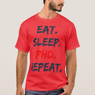 Camiseta Comer Sleep PHD Repetir 4