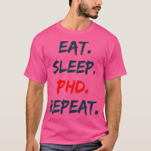 Camiseta Comer Sleep PHD Repetir 5