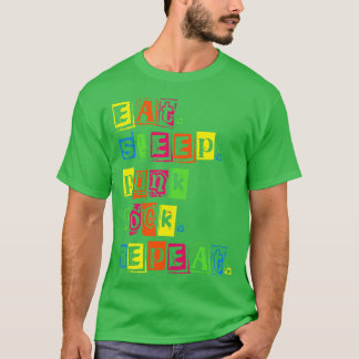 Camiseta Comer Sleep Punkrock Repetir
