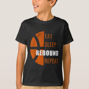 Camiseta Comer Sleep Rebote Repetir Diversión Bysketbyl Hom