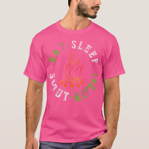Camiseta Comer Sleep Scout Repetir el Esculpimiento de camp