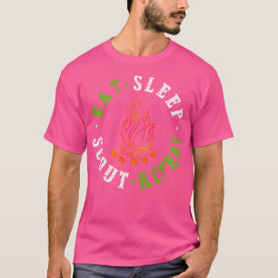 Camiseta Comer Sleep Scout Repetir el tiempo de exploración