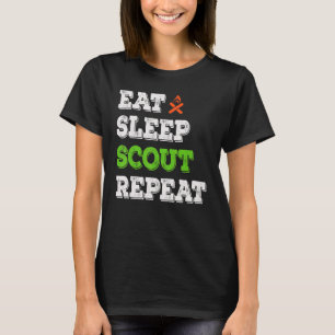 Camiseta Comer Sleep Scout Repetir Scouts