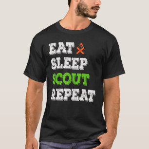 Camiseta Comer Sleep Scout Repetir Scouts