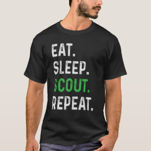 Camiseta Comer Sleep Scout Repetir Scouts