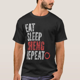 Camiseta Comer Sleep Sheng Repetir