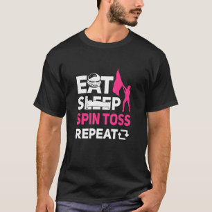 Camiseta Comer Sleep Spin Toss Repetir la protección de col