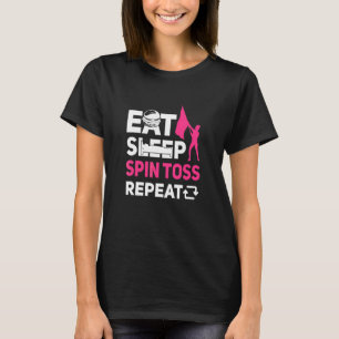 Camiseta Comer Sleep Spin Toss Repetir la protección de col