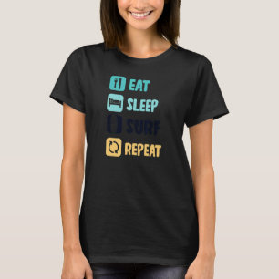 Camiseta Comer Sleep Surf Repetir Surf
