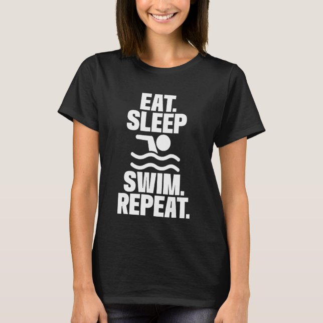 Camiseta Comer Sleep Swift Repetir (Anverso)
