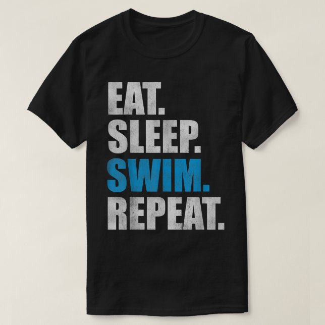 Camiseta Comer Sleep Swift Repetir (Diseño del anverso)