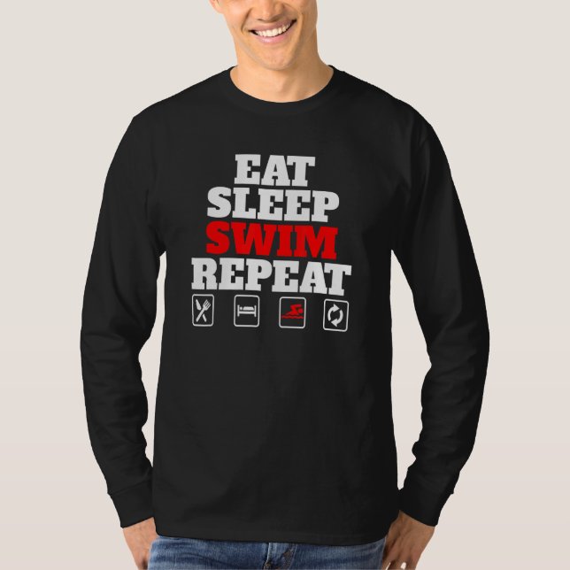 Camiseta Comer Sleep Swift Repetir (Anverso)