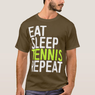 Camiseta Comer Sleep Tennis RepeatSport Juego Regalo