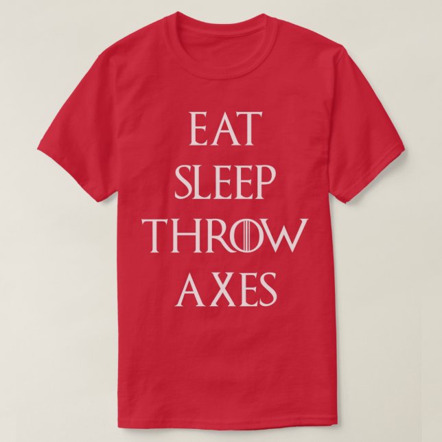 Camiseta Comer Sleep Throw Axes Classic TShirt (Diseño del anverso)