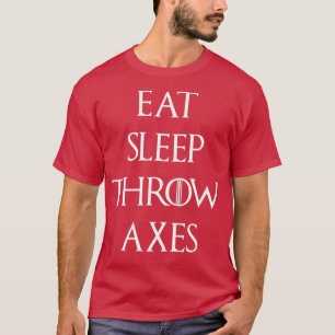 Camiseta Comer Sleep Throw Axes Classic TShirt