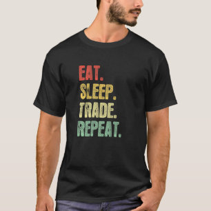 Camiseta Comer Sleep Trade Repetir Oferta Comercial