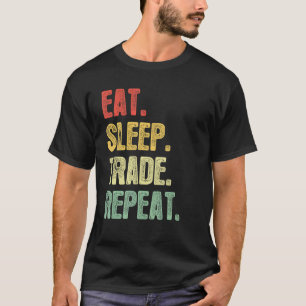 Camiseta Comer Sleep Trade Repetir Oferta Comercial