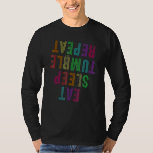 Camiseta Comer Sleep Tumble Repetir Cheerled Team Toddler