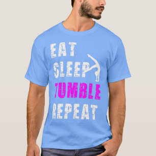 Camiseta Comer Sleep Tumble Repetir Gimnasia Graciosa Gimna