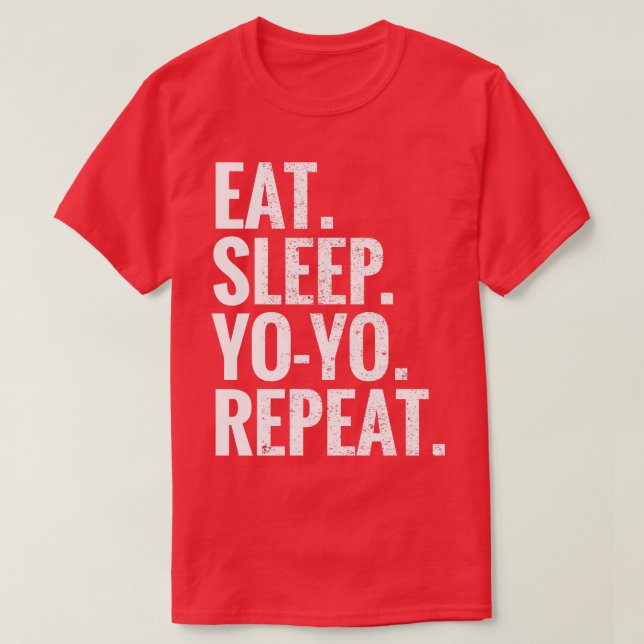 Camiseta Comer Sleep Yo Repetir (Diseño del anverso)