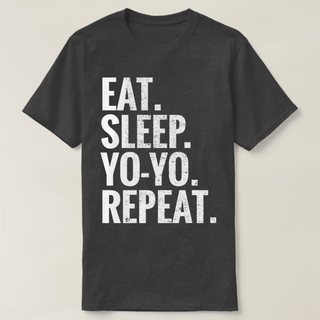 Camiseta Comer Sleep Yo Repetir (Diseño del anverso)