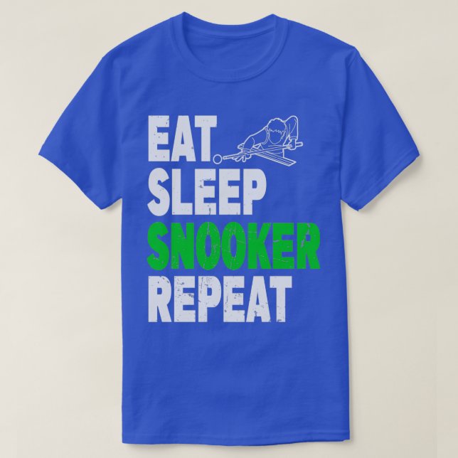 Camiseta Comer Snooker Repetir Snooker Diseño Classic TS (Diseño del anverso)