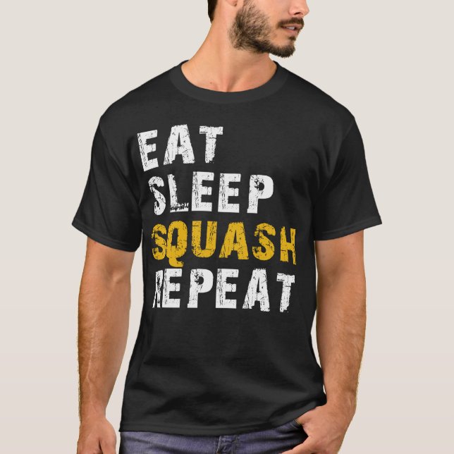 Camiseta comer squash del sueño (Anverso)