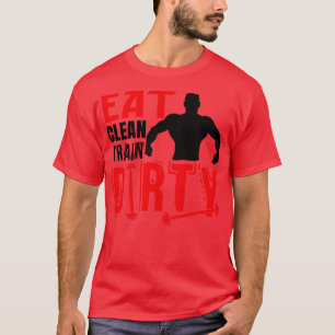 Camiseta Comer sucio tren limpio
