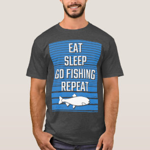 Camiseta Comer Sueño Ir Pesca Repetir 2