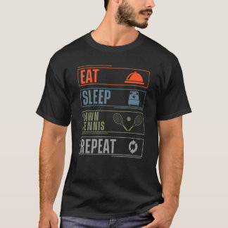 Camiseta Comer Sueño Tenis Repetir Deportes De Raqueta Para