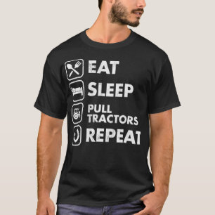Camiseta Comer Tractores de extracción de suspensión repeti