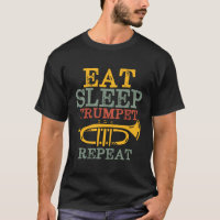 Comer Trumpet de sueño repetido banda de marcha di