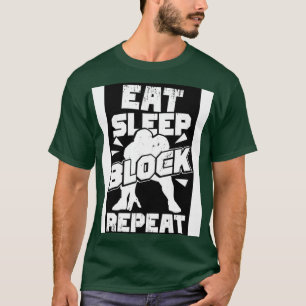 Camiseta Comer un botón de suspensión repitiendo regalo ofe
