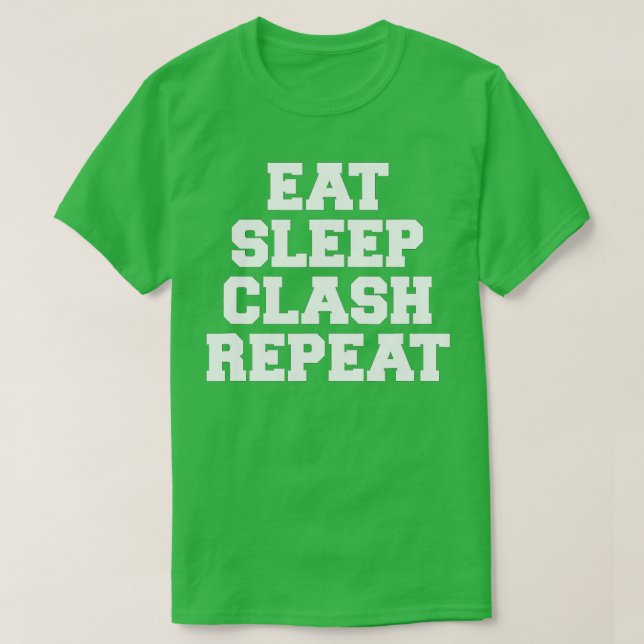 Camiseta Comer Un Regalo De Repetición De Sleep Clash Para  (Diseño del anverso)