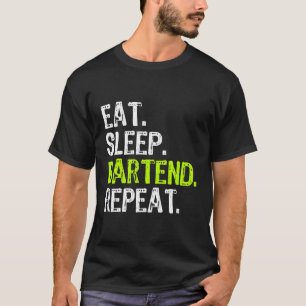Camiseta Comer un regalo divertido para el Bartender del su