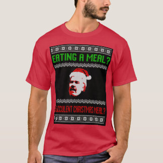 CAMISETA COMER UNA COMIDA A NAVIDADES SUCULENTOS COMER